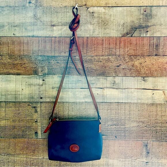 Dooney & Bourke | Navy Pouchette Crossbody Bag - Picture 2 of 12